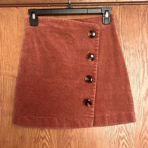 Small Altard State corduroy wrap skirt